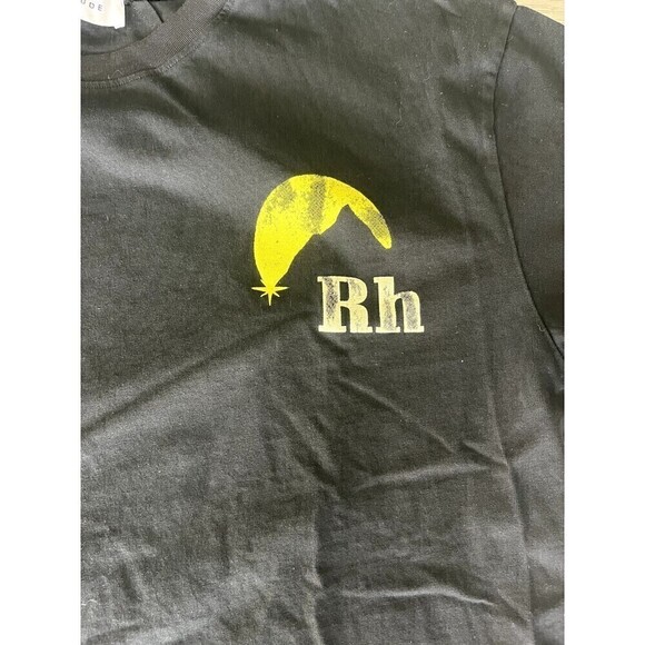 RHUDE Moonlight Black Logo T Shirt Size Large - Picture 3 of 8